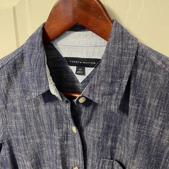 Tommy Hilfiger denim/cotton blouse - Picture 2 of 5